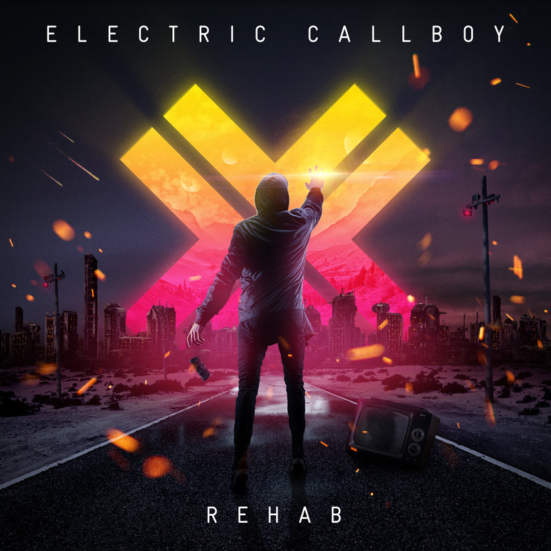 Electric Callboy - Rehab (Re-issue 2023) (Ltd. transp. neon pink-black splattered LP) Century Media Records Germany 59402