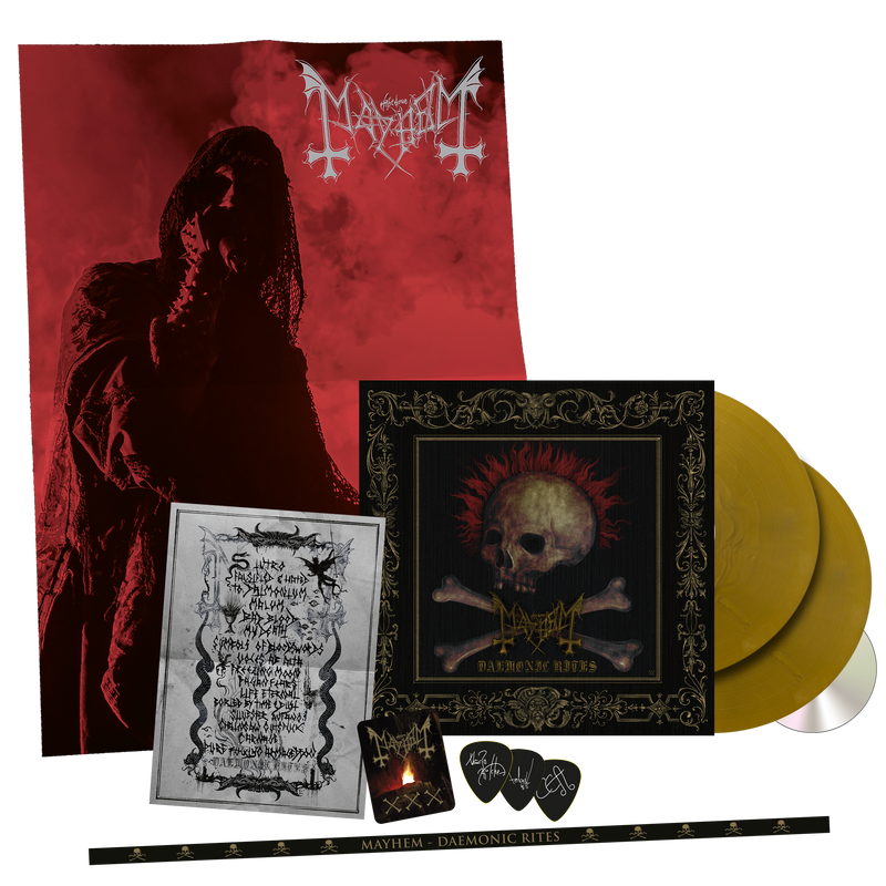 Mayhem - Daemonic Rites (Ltd. Deluxe golden 2LP & CD Box Set) Century Media Records Germany 59353