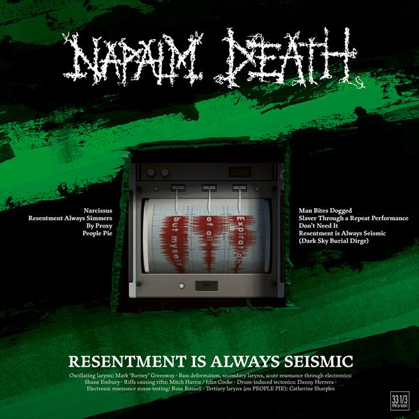 Napalm Death - Resentment is Always Seismic - a final throw of Throes (black LP) Century Media Records Germany  58939