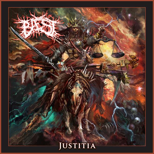 Baest - Justitia - EP (transp. orange-black marbled LP+CD) Century Media Records Germany  59043