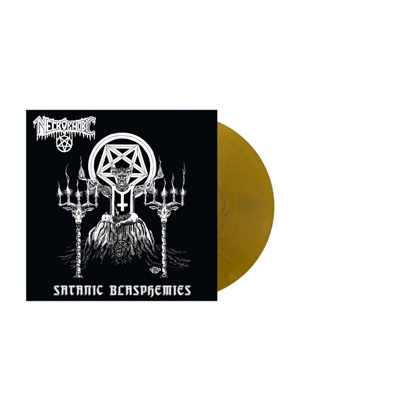 Necrophobic - Satanic Blasphemies (Re-issue 2022) (golden LP & LP-Booklet & Poster) Century Media Records Germany 59066