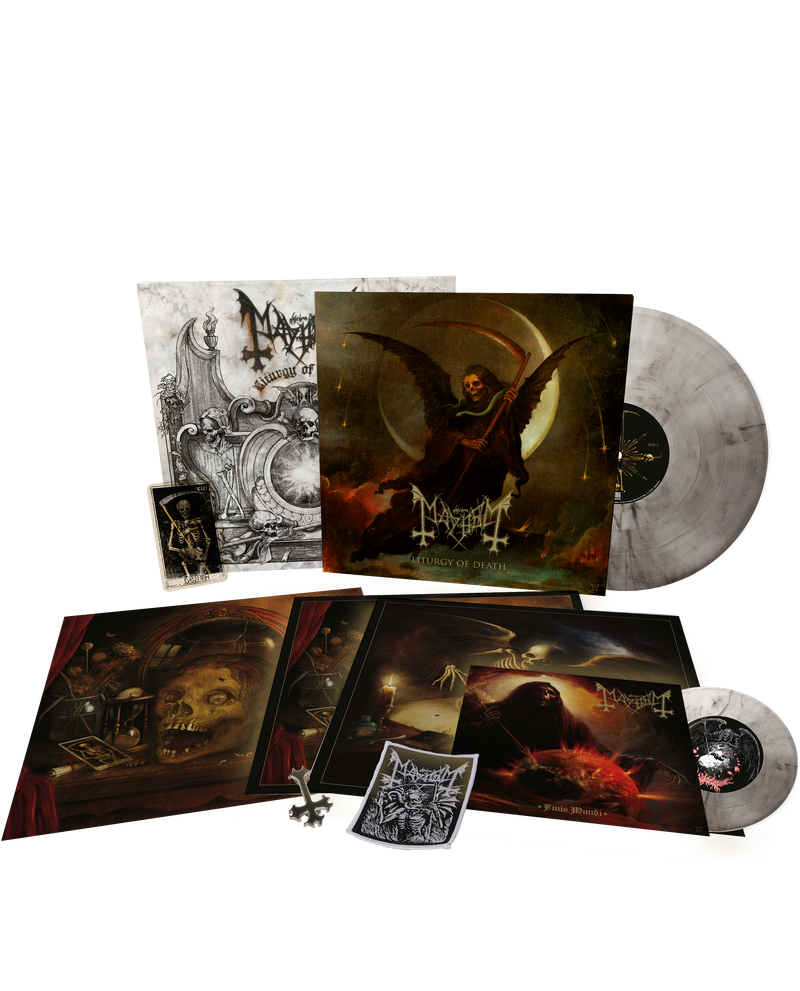 Mayhem - Liturgy of Death (Ltd. Deluxe clear-black marbled LP+7Inch Box Set) Century Media Records Germany 59691