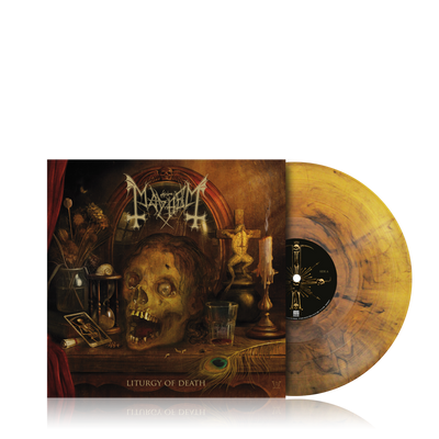 Mayhem - Liturgy of Death (Ltd. Gatefold transp. orange-black marbled LP & LP-Booklet) Century Media Records Germany  59695