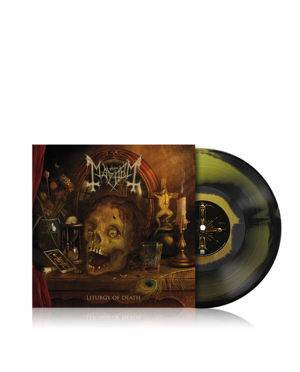 Mayhem - Liturgy of Death (Ltd. Gatefold bright gold-black haze LP & LP-Booklet) Century Media Records Germany  59697