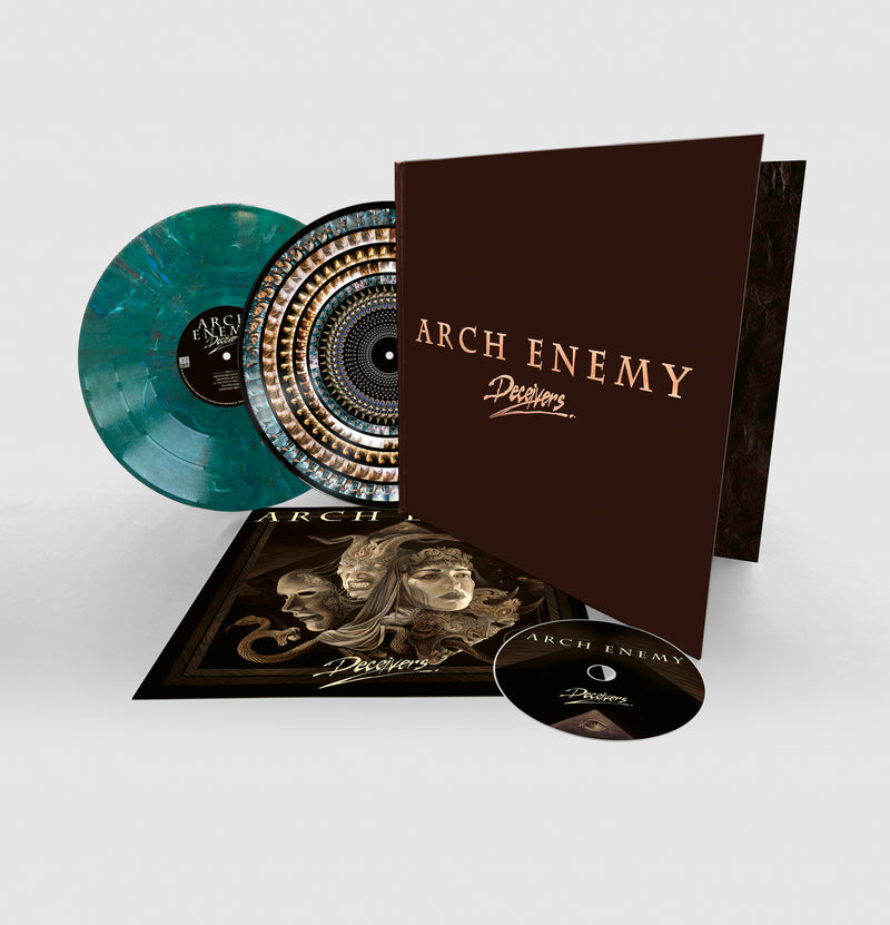 Arch Enemy - Deceivers (Ltd. Deluxe multicolored LP+Zoetrope LP+CD Artbook incl. Art print)