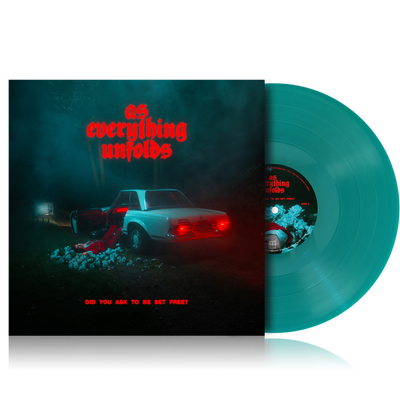 As Everything Unfolds - DID YOU ASK TO BE SET FREE? (transp. petrol green LP) Century Media Records Germany  59726