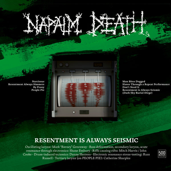 Napalm Death - Resentment is Always Seismic - a final throw of Throes (Standard CD Jewelcase) Century Media Records Germany  59450