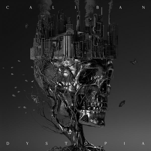 Caliban - Dystopia (white-black marbled LP & Poster)